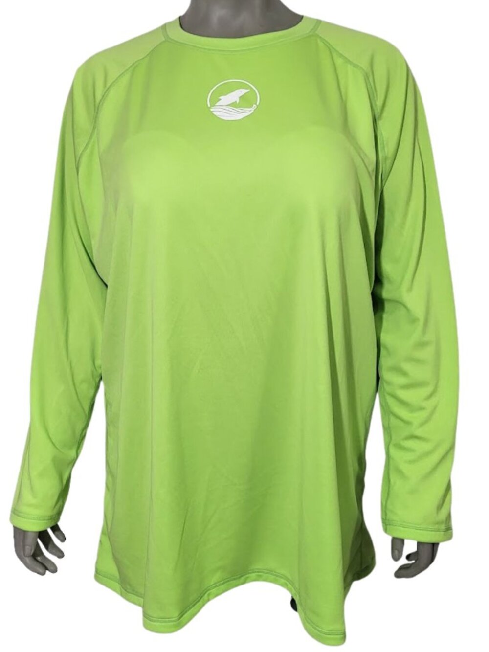 HALCURT NWT Long Sleeve Rash Guard Swim Shirt With Built-In Bra - Women's 4X